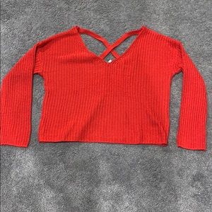 H&M cropped knit sweater